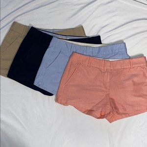 J. CREW like-new shorts bundle
